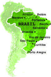 Map of Brazil