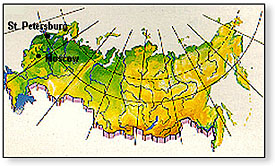 Map of Russia