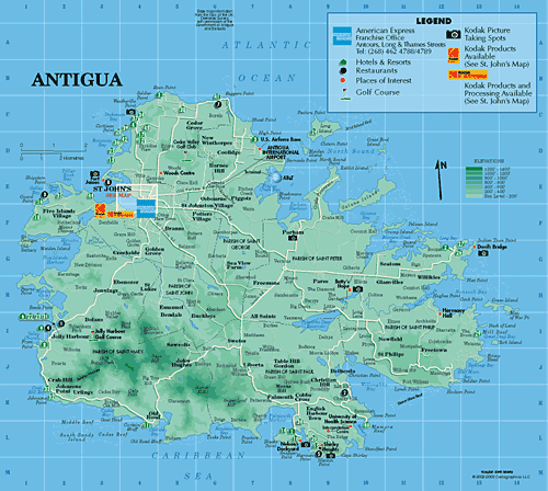 Antigua Map