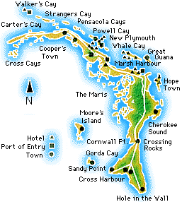 Abacos Map