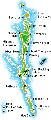 Exuma Map