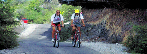 Biking on Bonaire