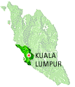 Malaysia Map. Selangor