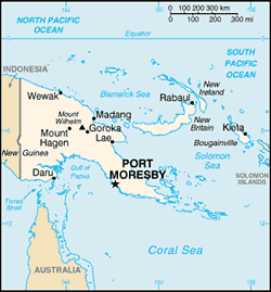 Papua Map